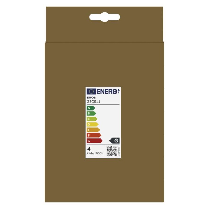 LED izzó DECO G130SRA / E27 / 4 W (22 W) / 220 lm / flame