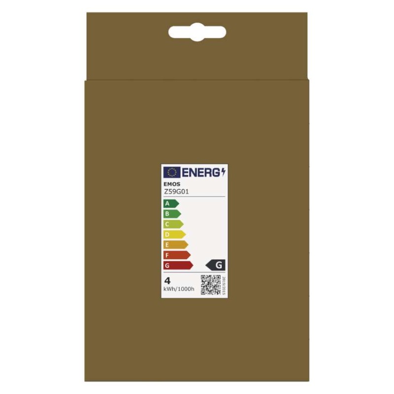 LED izzó DECO S123/ E27 / 4 W (16 W) / 150 lm / flame