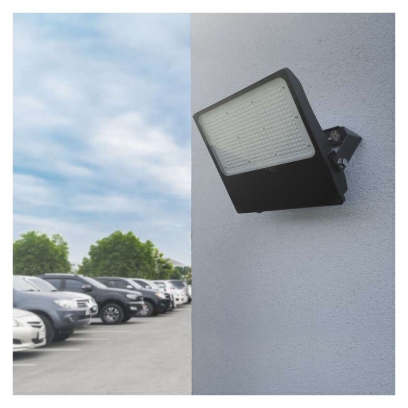 LED reflektor ASIMO 300 W, černý, neutrální bílá