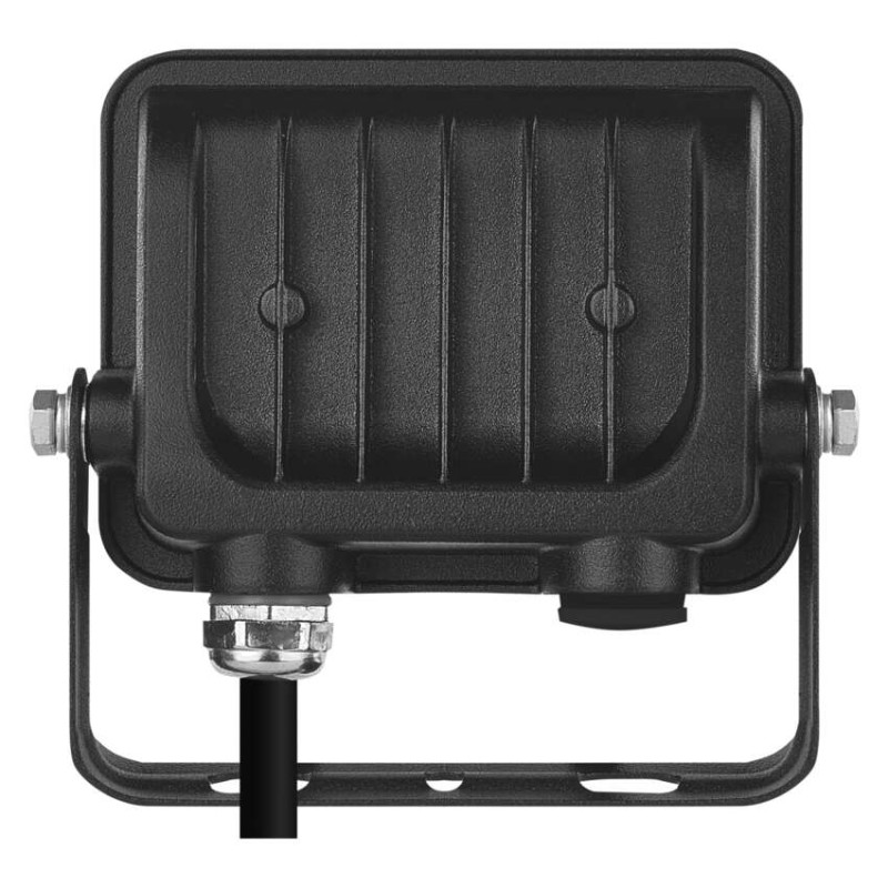 LED reflektor GLARO 10W, fekete, IP65, 1000 lm, természetes fehér