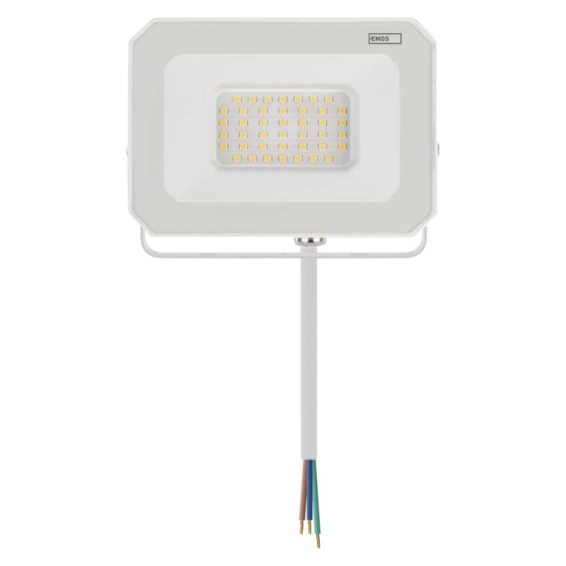 LED reflektor SIMPO 30W, fehér, IP65, 3000 lm, természetes fehér
