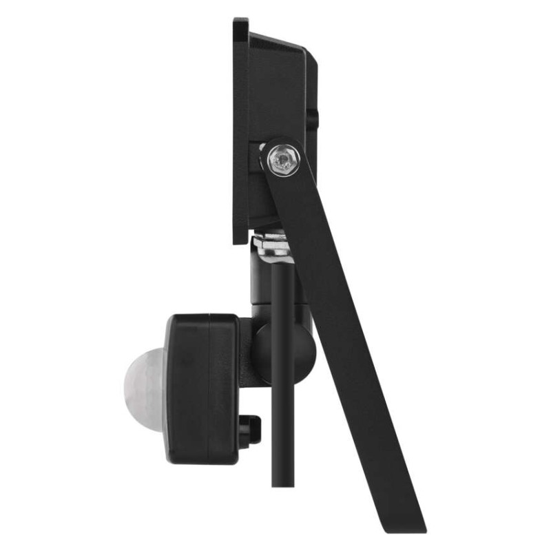 Naświetlacz LED SIMPO 10W, z czujn. PIR, czarny, neutralna biel