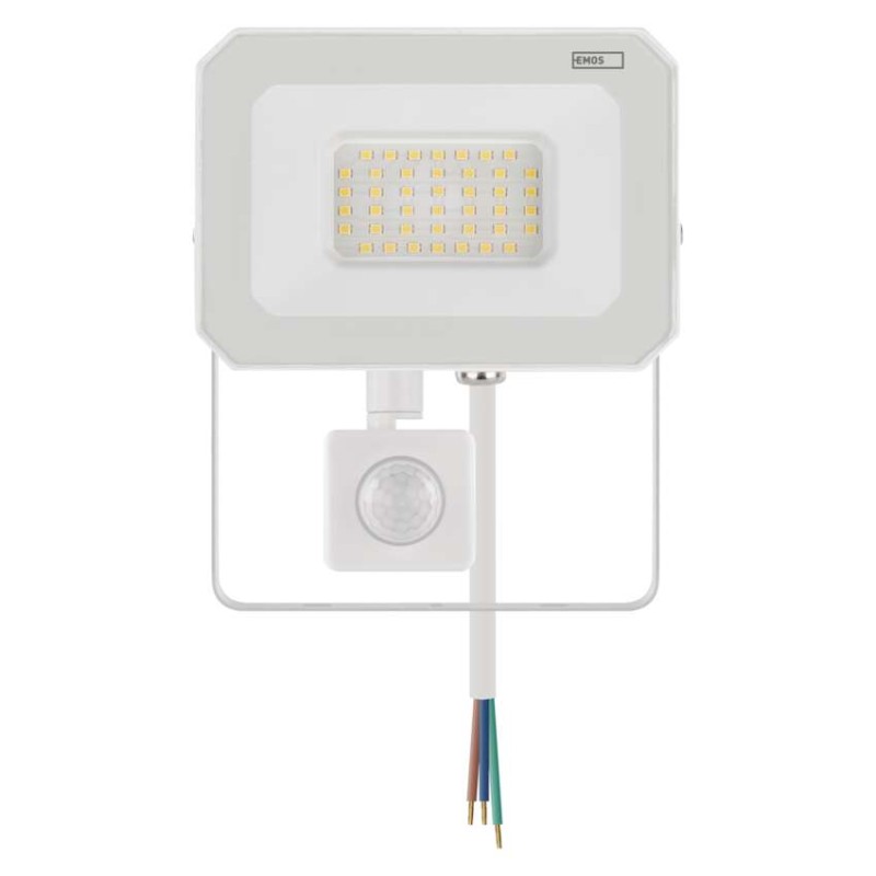  LED reflektor SIMPO 30W 3000LM IP44 PIR semleges fehér