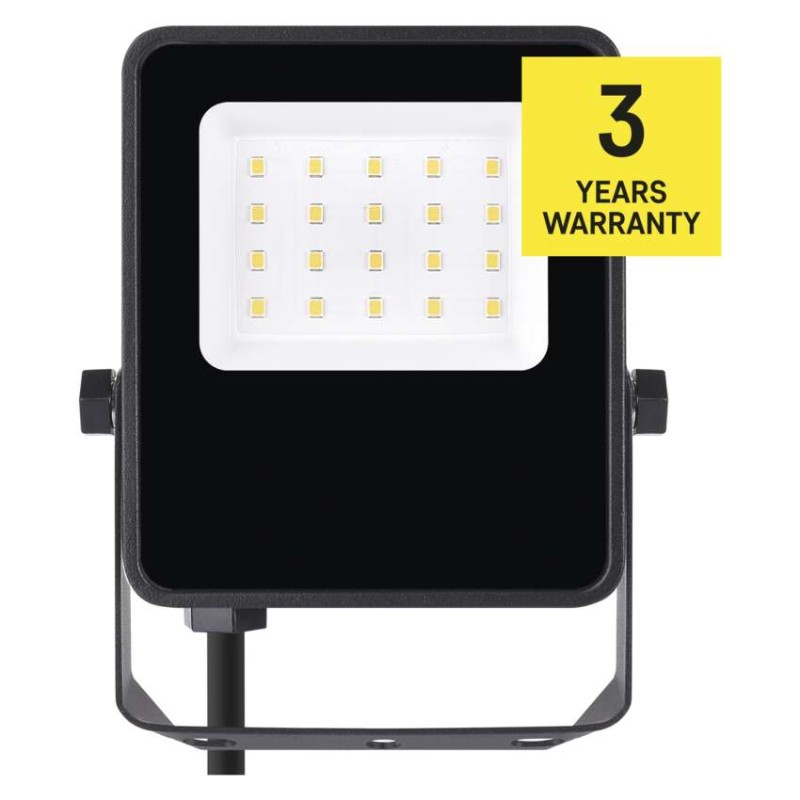 LED reflektor VISIO čierny, 10W neutrálna biela