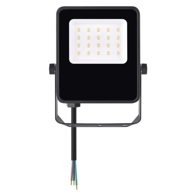 LED reflektor VISIO čierny, 10W neutrálna biela