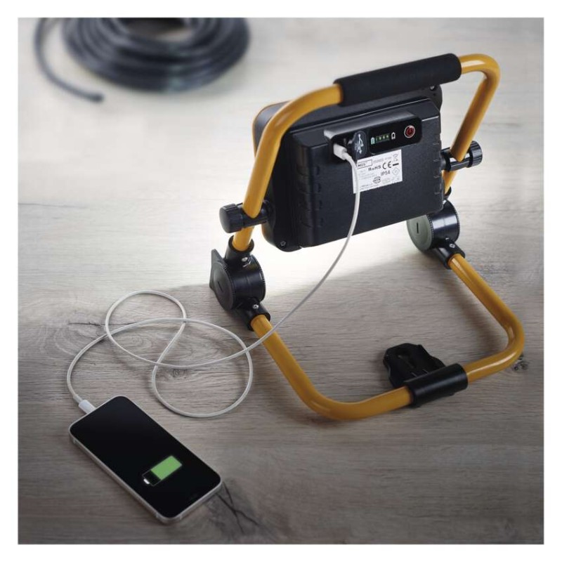 Przenośny naświetlacz LED ACCO ładowalny 10W zimna biel