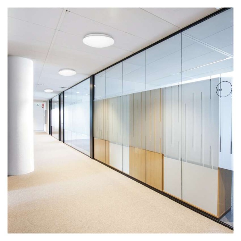 LED griestu gaismeklis TIVI, A CLASS, apaļš balts 8,6W, IP44, Neitrāli balta