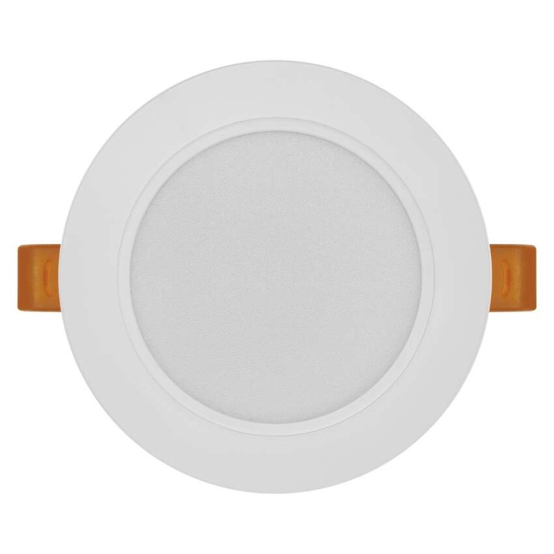 Panel LED wpuszczany RUBIC, okrągły, biały, 9W, naturalna biel