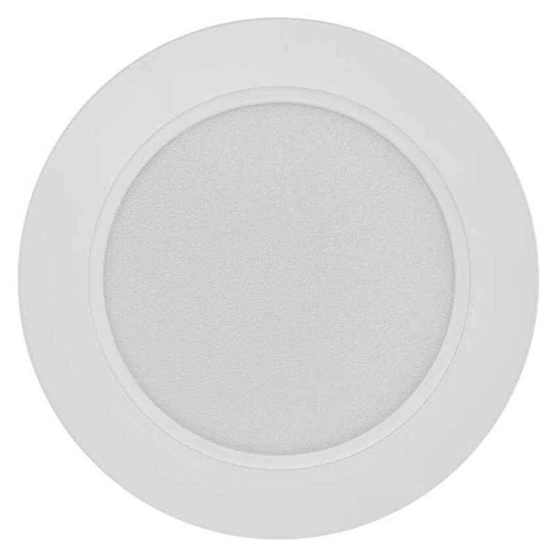 Panel LED natynkowy RUBIC 2w1, okrągły, biały, 9W, naturalna biel