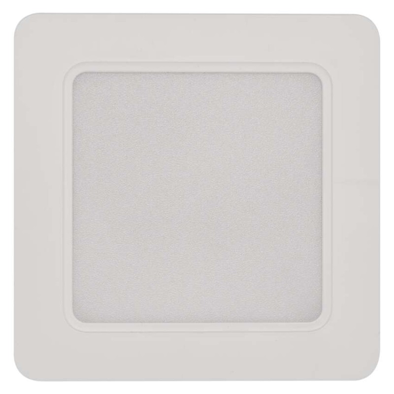 LED svietidlo 2v1 RUBIC, štvorcové, biele, 9W, neutrálna biela