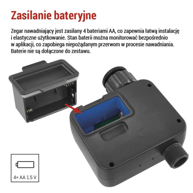 GoSmart Kontroler nawadniania, Bluetooth 5.0, 1 wyjście