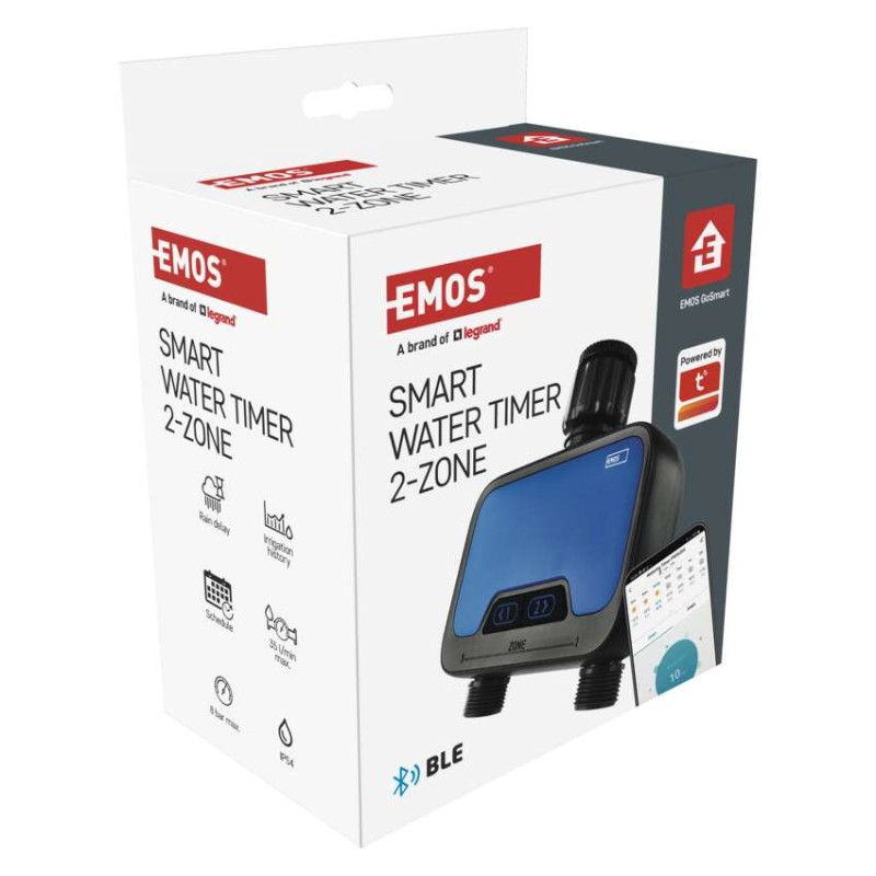 GoSmart zavlažovací hodiny, Bluetooth 5.0, 2 výstupy