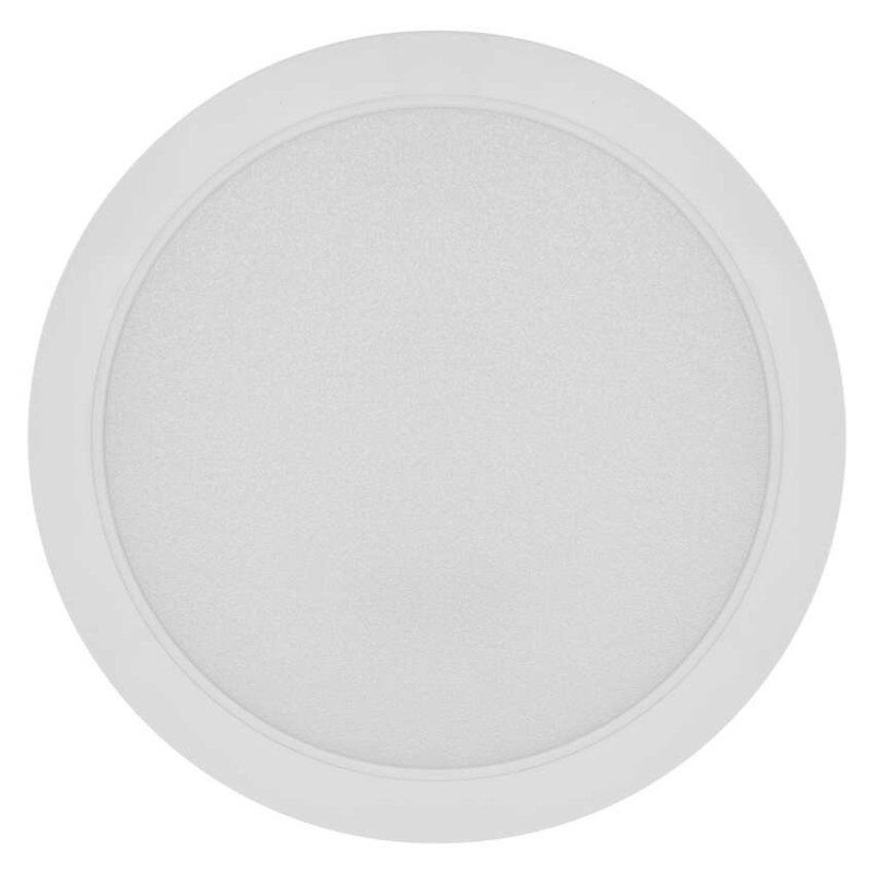 Panel LED natynkowy RUBIC 2w1, okrągły, biały, 24W, naturalna biel