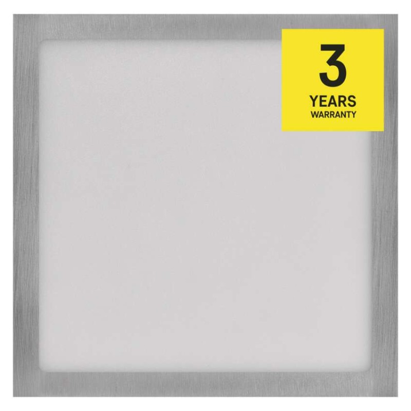 LED svítidlo NEXXO broušený nikl, 17 x 17 cm, 12,5 W, teplá/neutrální bílá