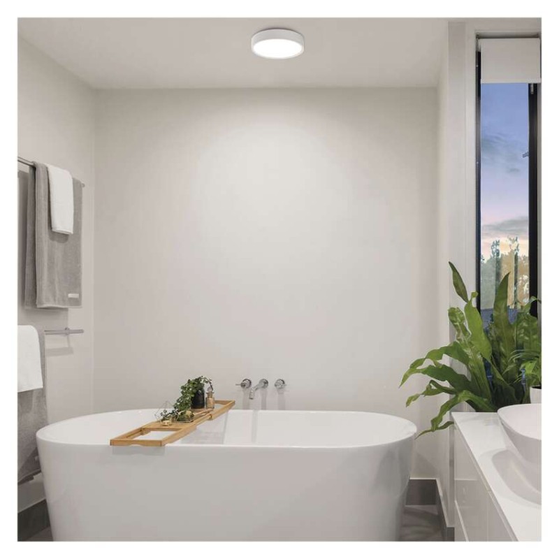 LED felületi lámpatest RORI kerek, fehér, 17W, CCT