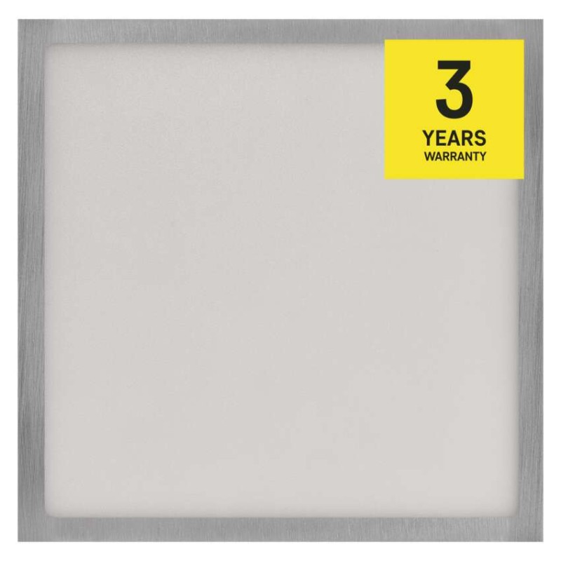 LED-valgusti NEXXO harjatud nikkel, 22,5 x 22,5 cm, 21 W, soe/neutraalne valge