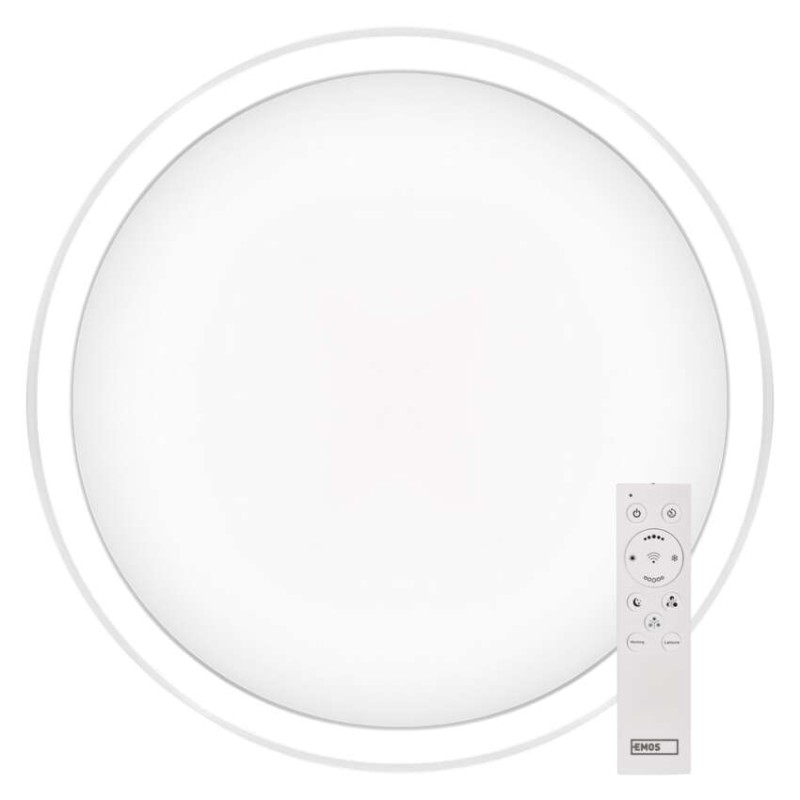 Inteligentné LED svietidlo GoSmart, prisazené, kruhové, 30W, CCT, stmievateľné, WiFi