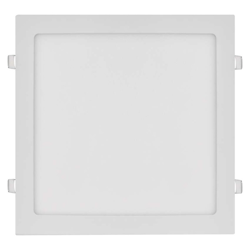 LED süllyesztett lámpatest NEXXO, négyzet, fehér, 24W, természetes fehér