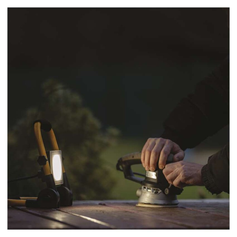 LED reflektor ILIO 21W, žlutý-černý, IP44, 1900 lm, neutrální bílá