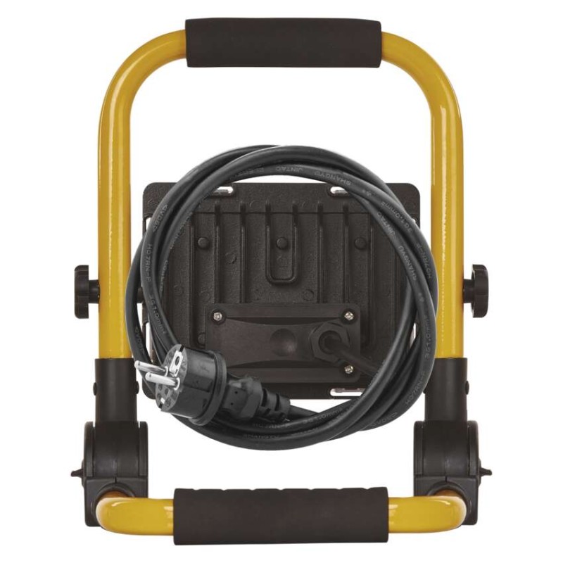 LED reflektor ILIO přenosný, 31 W, černý/žlutý, neutrální bílá