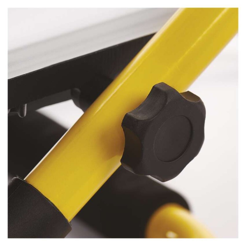 LED reflektor ILIO přenosný, 51 W, černý/žlutý, neutrální bílá