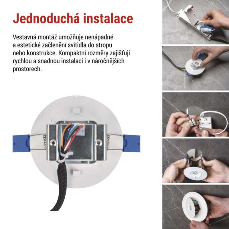 Nouzové svítidlo ORSU 2W 300lm 3h MT