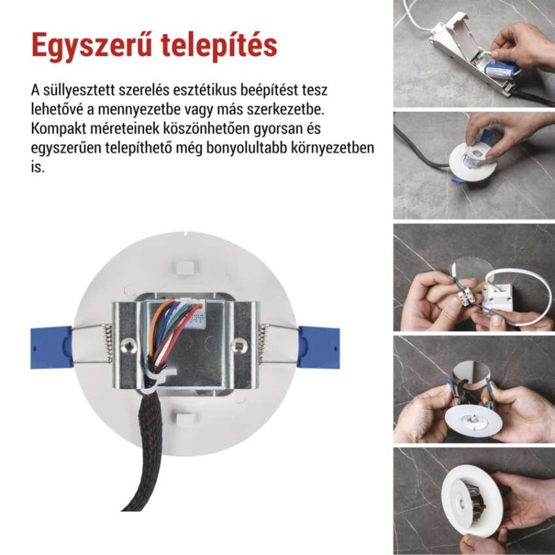 EMOS LED vészvilágító lámpatest ORSU 2W 300lm 3 óra