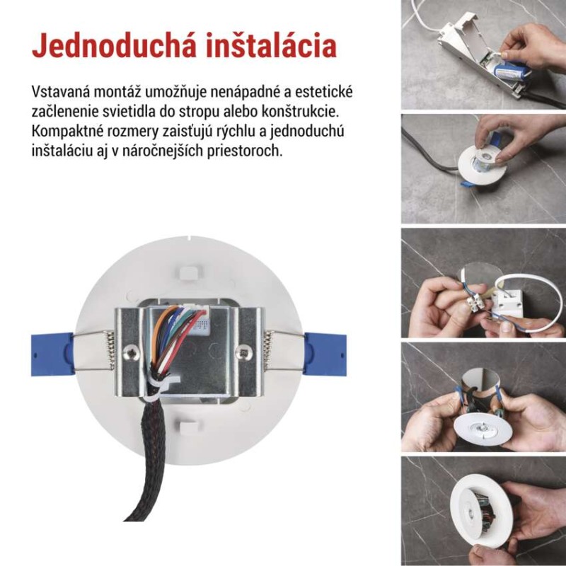 LED Núdzové svietidlo ORSU 2W 300lm 3H