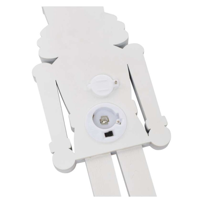 Dekoracje - 6 LED drewniany żołnierz 29 cm 1 × CR2032, ciepła biel, IP20