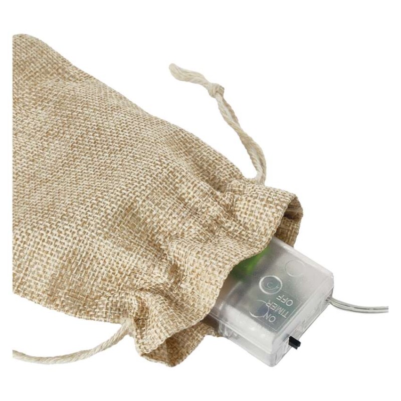 Dekoracje - gałązka jemioła , 2x AA, ciepła biel, IP20, timer