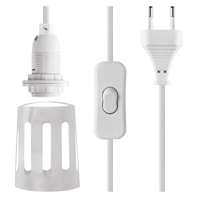 LED papirnata zvezda za obešanje z zlatimi bleščicami na robovih, bela, 60 cm, notranja 