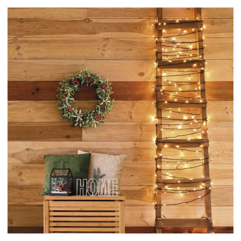 Standard LED Verbindungskette, 5 m, Außen/Innen, warm-weiß