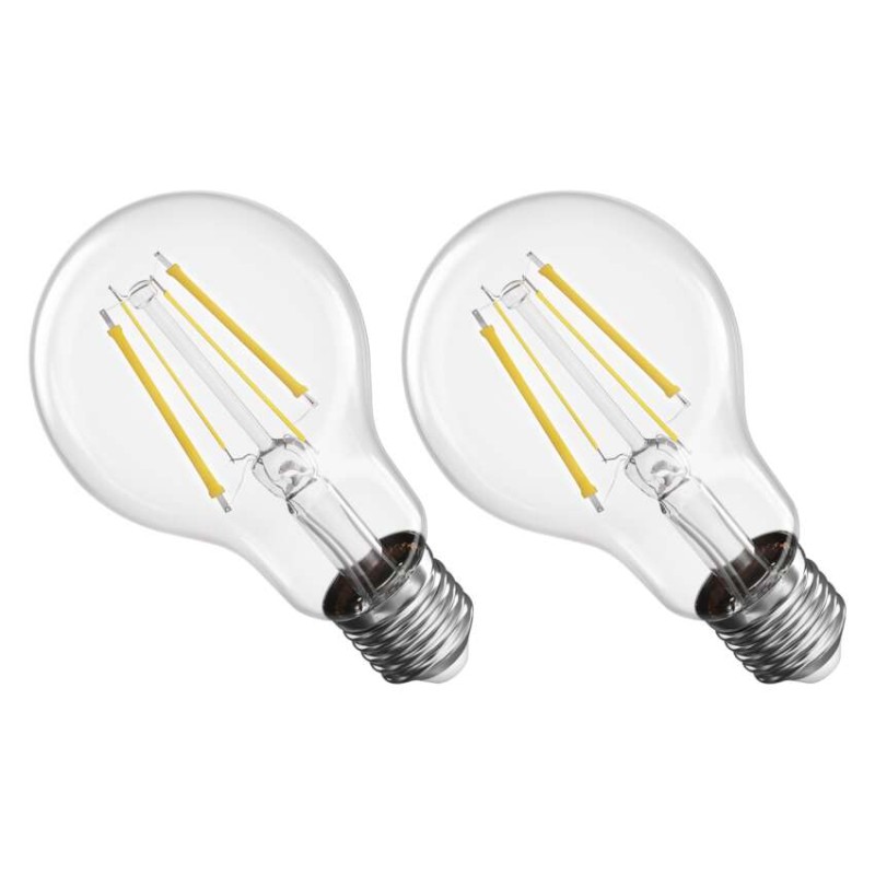 LED izzó Filament A60 / E27 / 5,9 W (60 W) / 806 lm / Meleg fehér