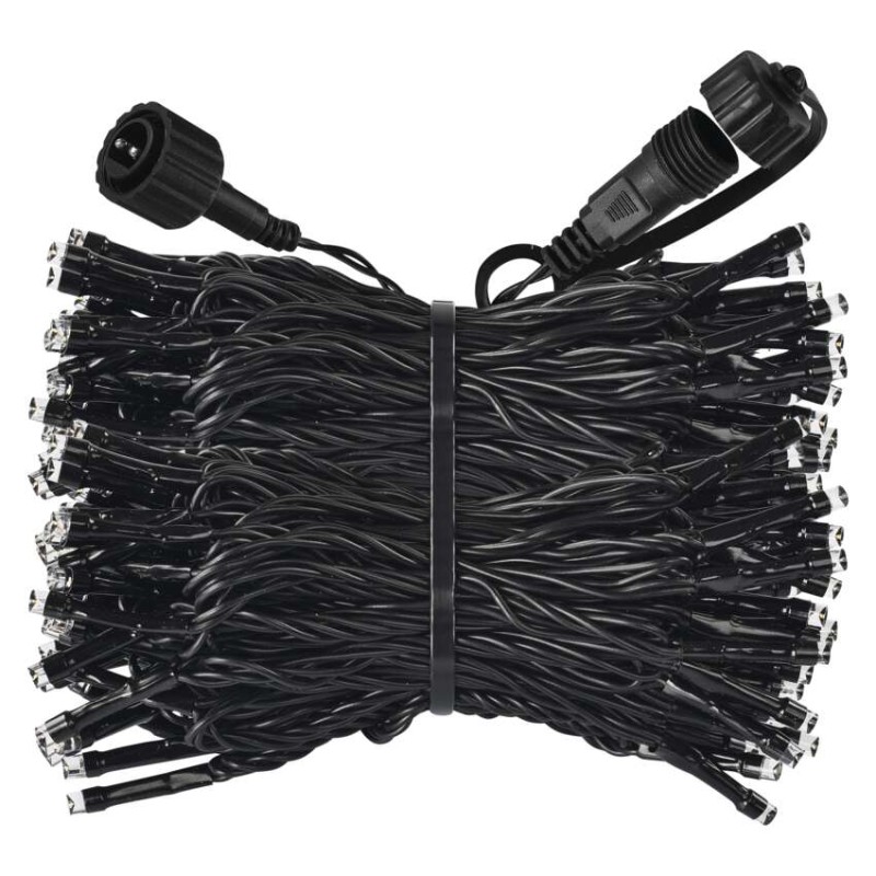 Standard LED spojovací vánoční řetěz, 10 m, venkovní i vnitřní, studená bílá