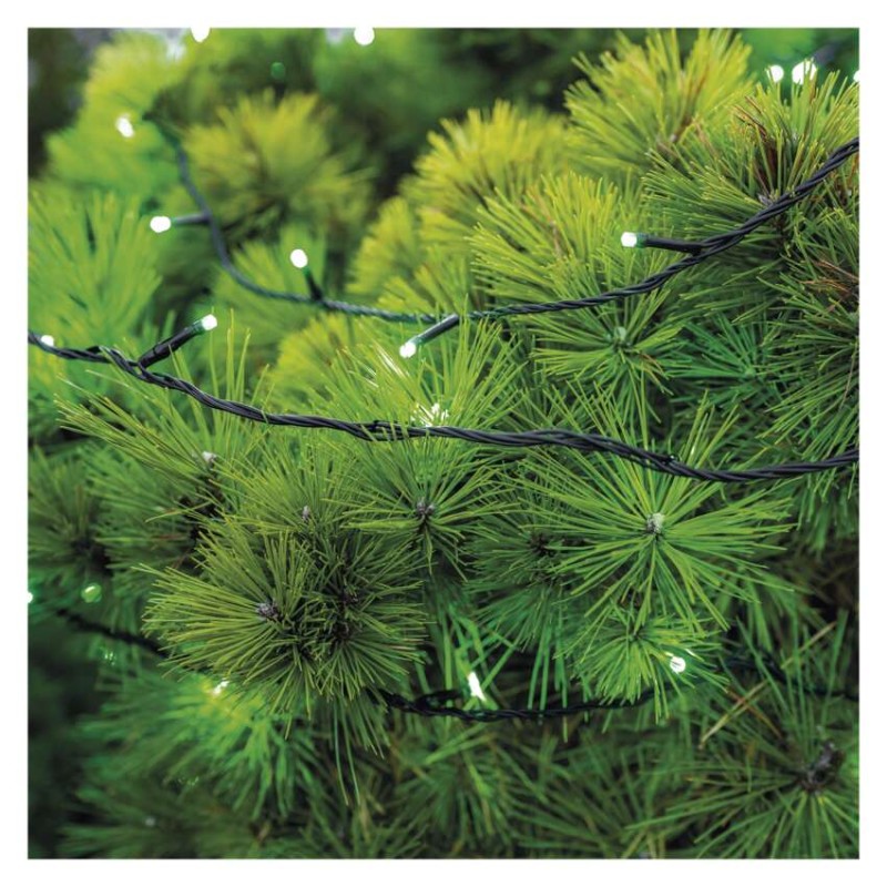 Standard LED spojovací vánoční řetěz, 10 m, venkovní i vnitřní, zelená