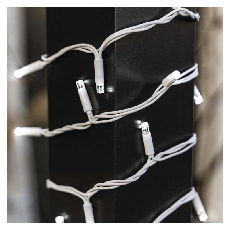 Profi LED spojovacia reťaz biela, 5 m, vonkajšia aj vnútorná, studená biela