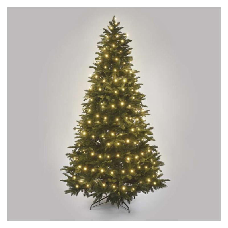 LED jõuluvalguskett, 50 m, õue/tuppa, soe valge, 8 režiimi, ajasti