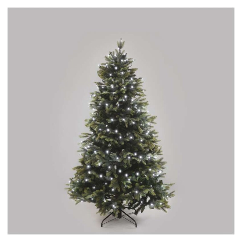 LED jõuluvalguskett, 24 m, õue/tuppa, külm valge, ajasti