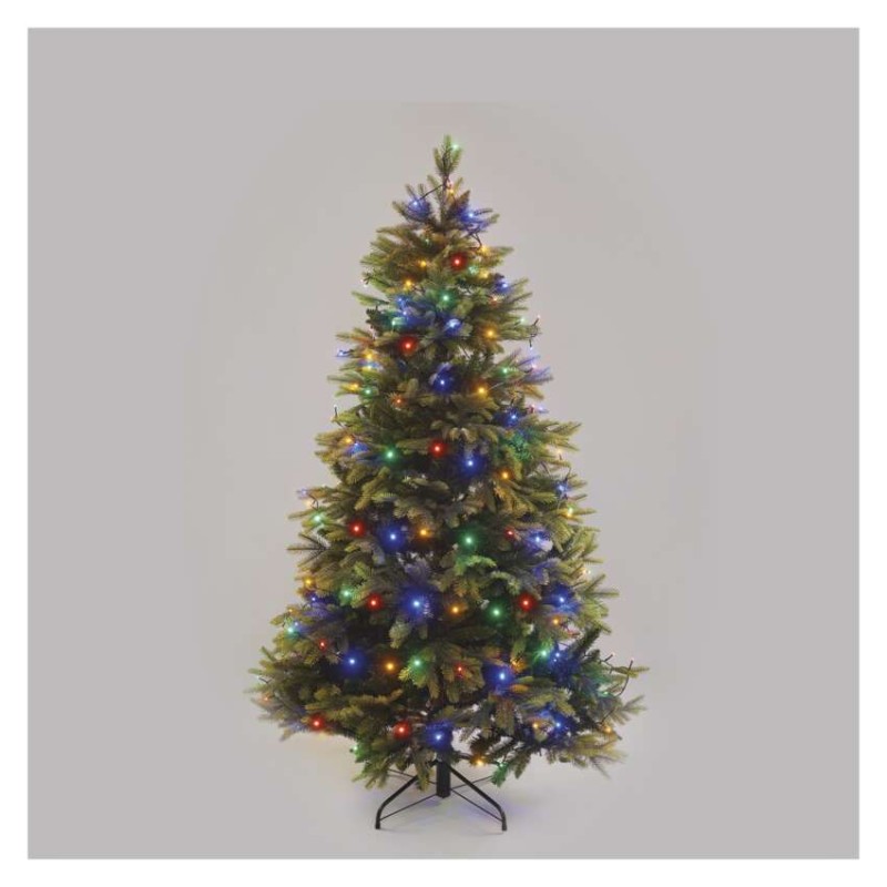 Lampki choinkowe Classic 240 LED 24m multikolor, ziel. przew., IP44, timer