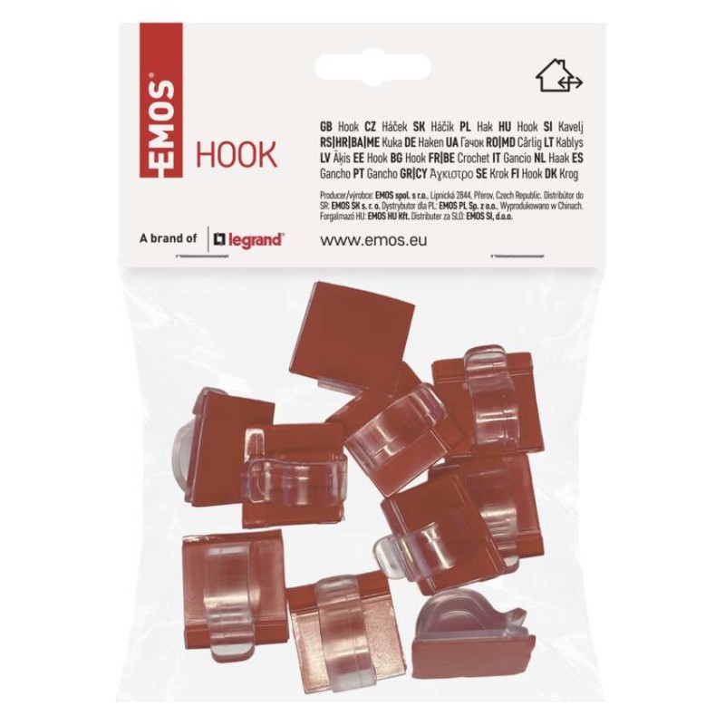 Samolepicí háček – jednoduchý, vnitřní