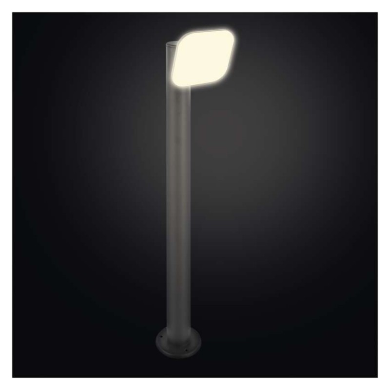 LED dārza gaismeklis kolonna NIKA, 12 × 12 × 80 cm, 12,5 W, Silti balta