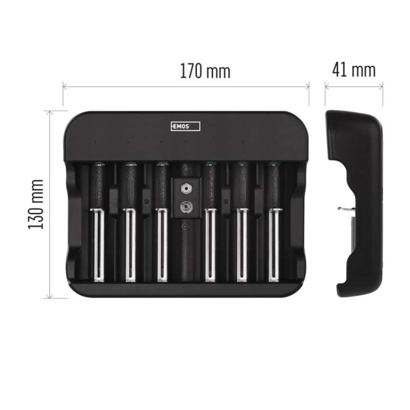 EMOS Elemtöltő BCN-60U