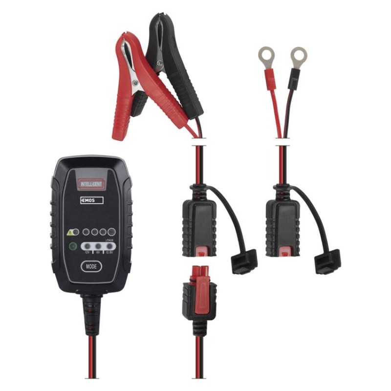 EMOS Autó akkumulátor töltő 6/12V 0,8A