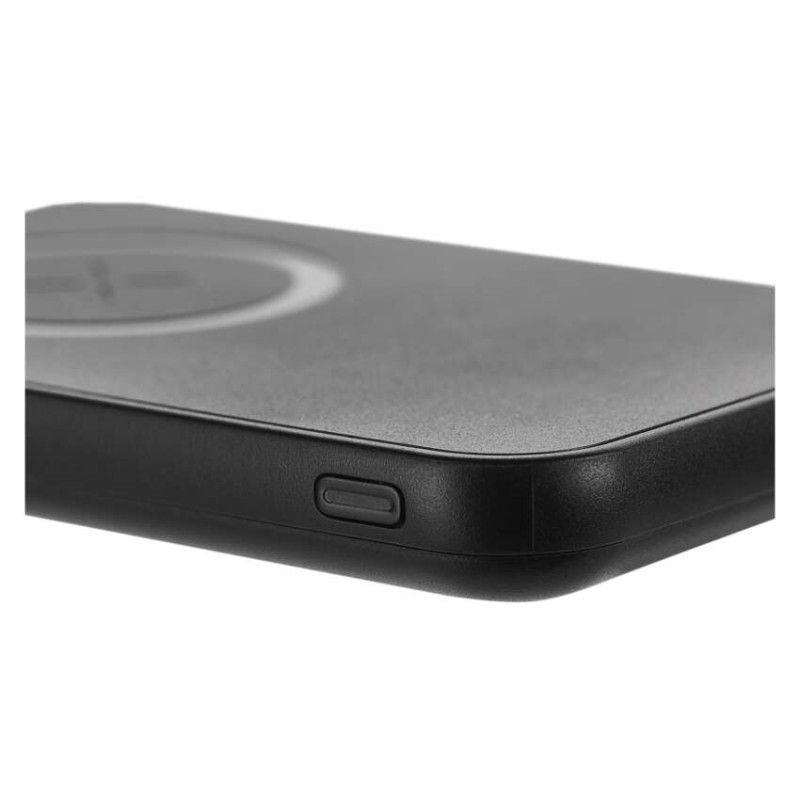EMOS Powerbank WI 521, 5 000 mAh, 20 W+Wireless, fekete
