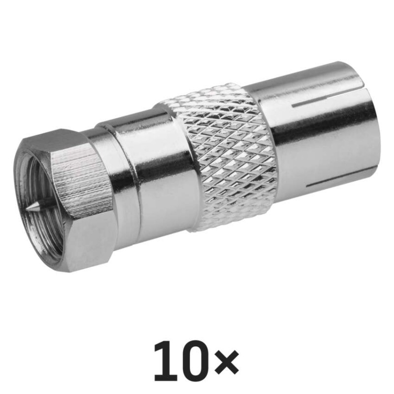 Redukcia F vidlica - IEC zásuvka, 10ks