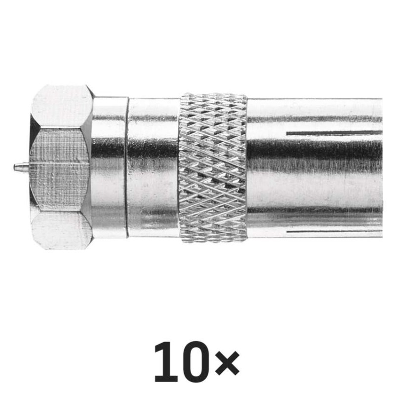 Redukcia F vidlica - IEC zásuvka, 10ks