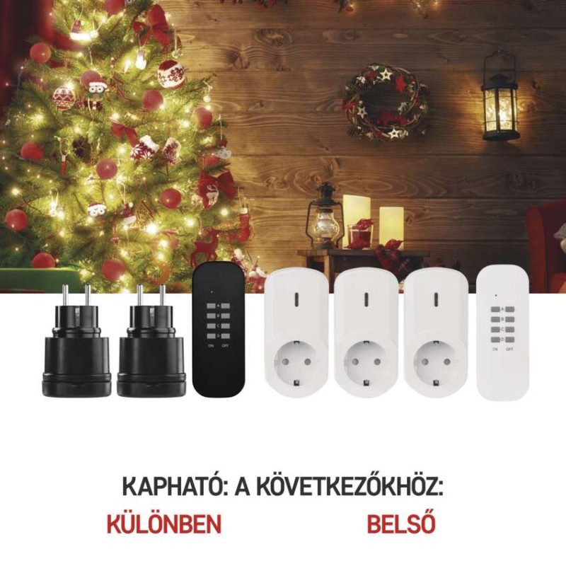 EMOS Távírányítású aljzat IP20 SCHUKO