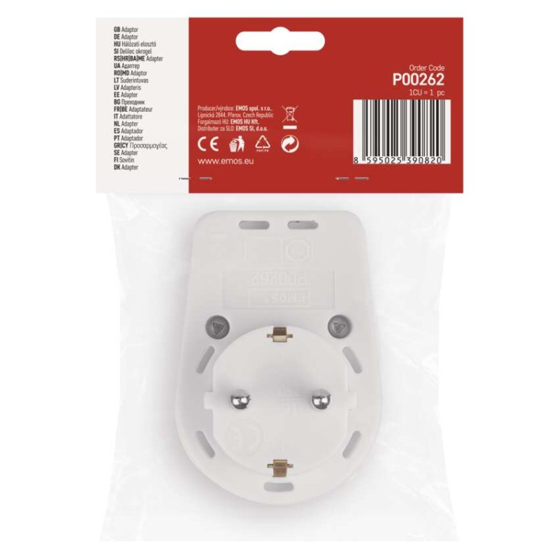 EMOS Kapcsolható aljzat IP20