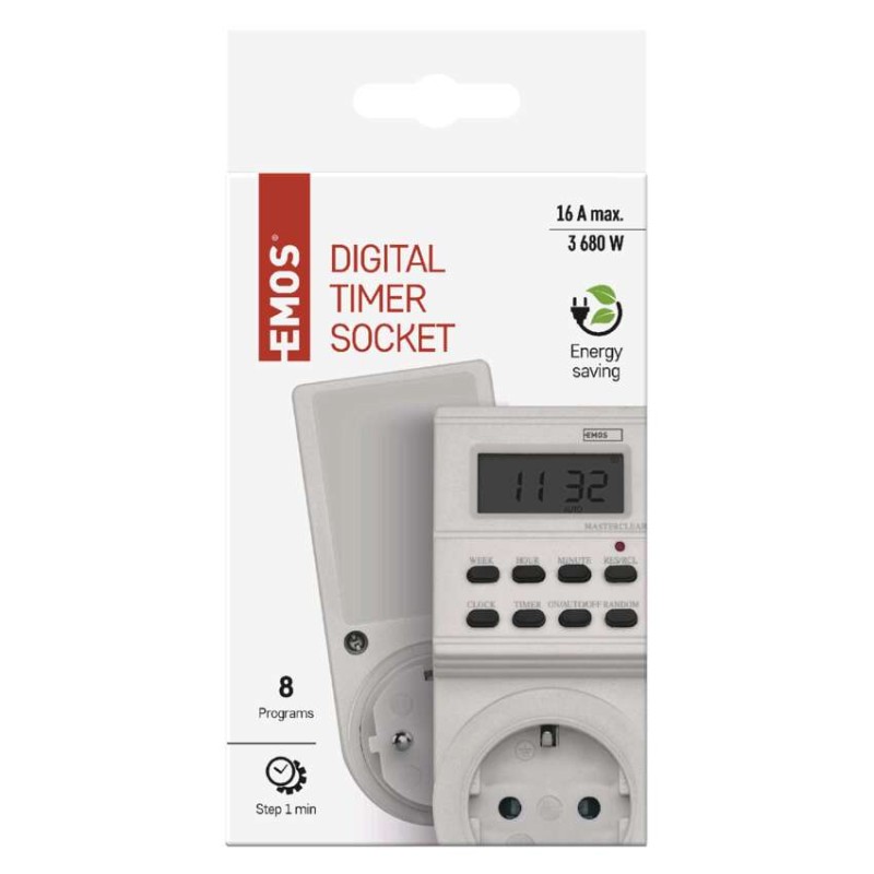 EMOS Digitális időkapcsoló TS-ED1