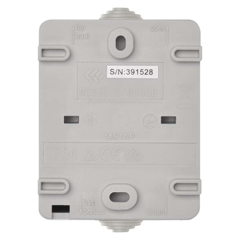 1× Kreuzschalter IP54